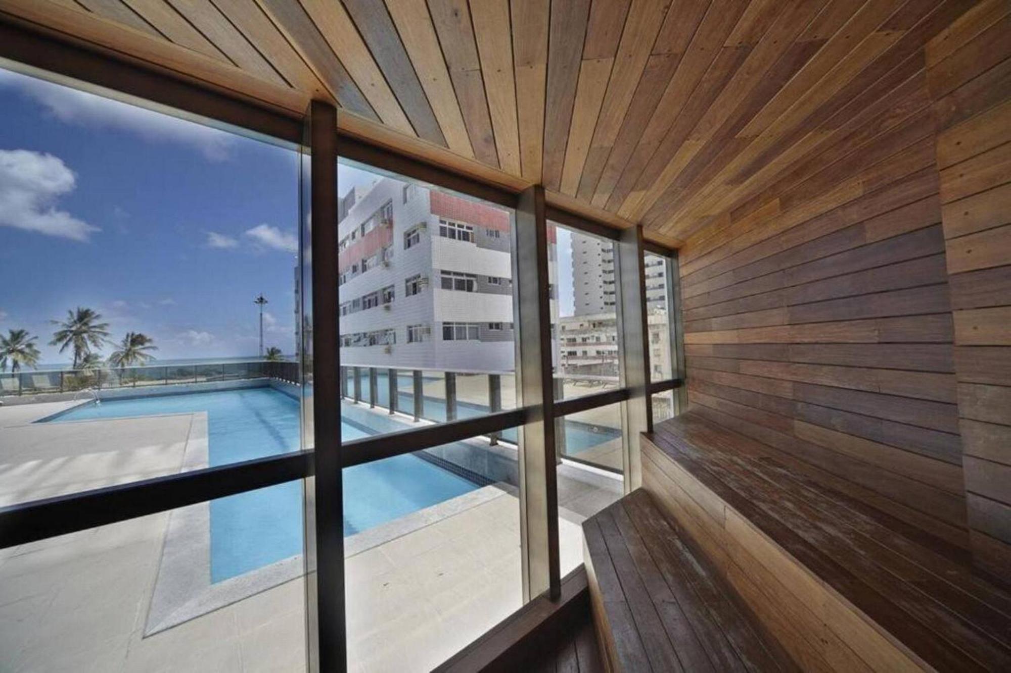 Flat Beira Mar Academia Piscina Boa Viagem Recife - Com Cafe Da Manha Opcional 아파트 외부 사진
