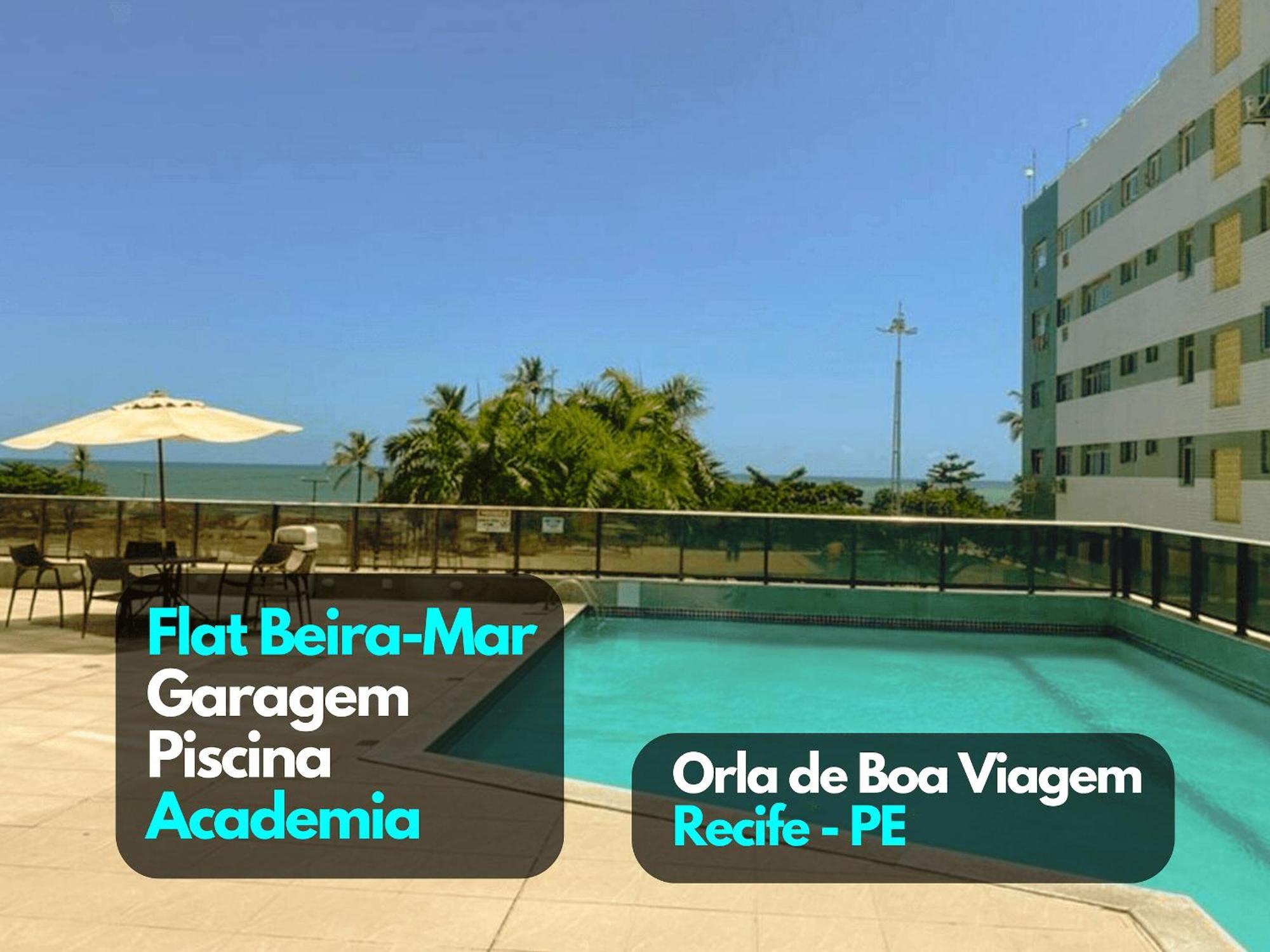 Flat Beira Mar Academia Piscina Boa Viagem Recife - Com Cafe Da Manha Opcional 아파트 외부 사진